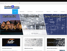 Tablet Screenshot of chatfieldelectric.com